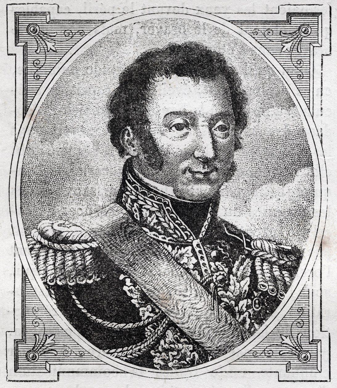 लुई अगस्टे विक्टर डी घैसने डी बोरमोंट (1773-1846), फ्रांस के मार्शल का पोर्ट्रेट। द्वारा अज्ञात कलाकार
