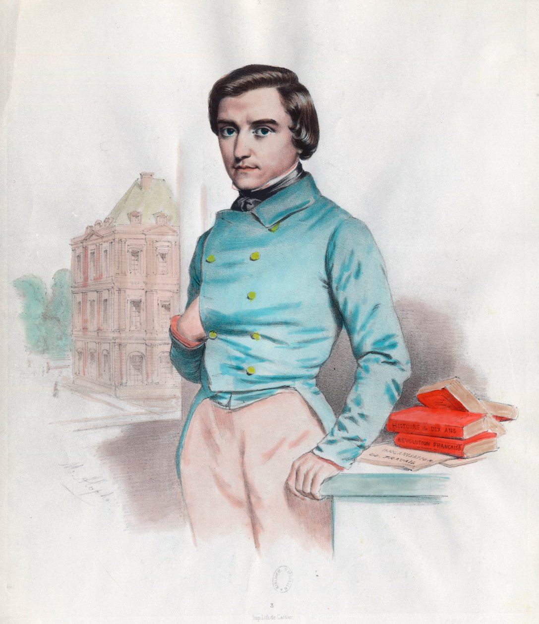 लुई ब्लैंक का पोर्ट्रेट (1811 - 1882), फ्रांसीसी राजनीतिज्ञ और इतिहासकार। 19वीं सदी की नक्काशी। निजी संग्रह। द्वारा अज्ञात कलाकार
