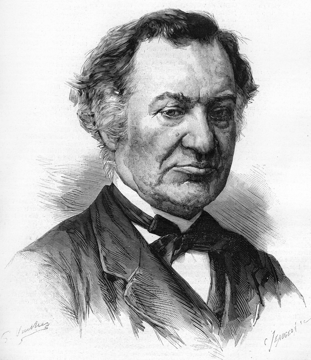 लुई वेइलॉट (1813-1883) का पोर्ट्रेट, फ्रांसीसी पत्रकार और लेखक। द्वारा अज्ञात कलाकार