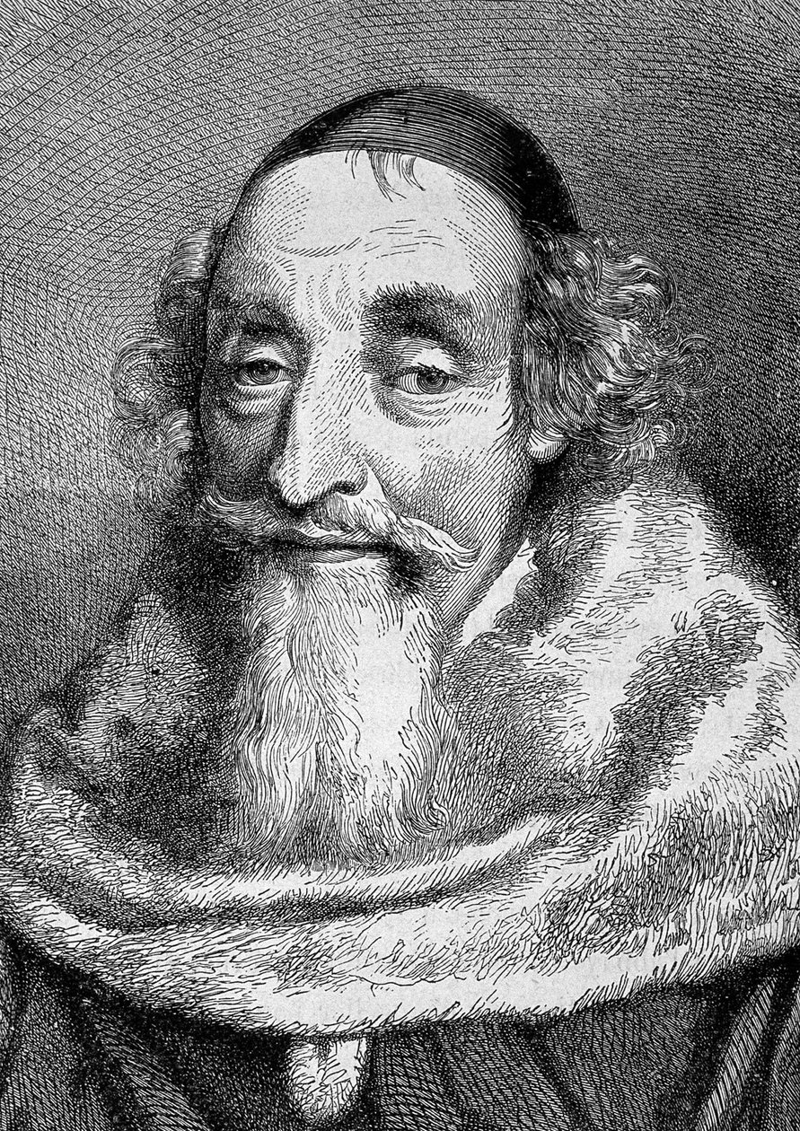 पेरिस संसद में अटॉर्नी जनरल मैथ्यू मोल (1584 - 1656) का पोर्ट्रेट। द्वारा अज्ञात कलाकार
