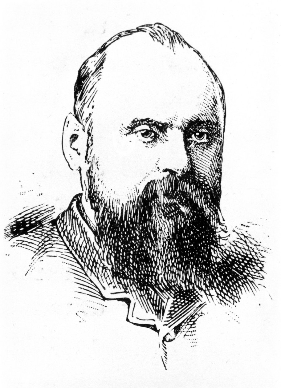 Portrait of Mily (Mili, Milli) Alekeievich Balakirev (1837 - 1910). द्वारा अज्ञात कलाकार