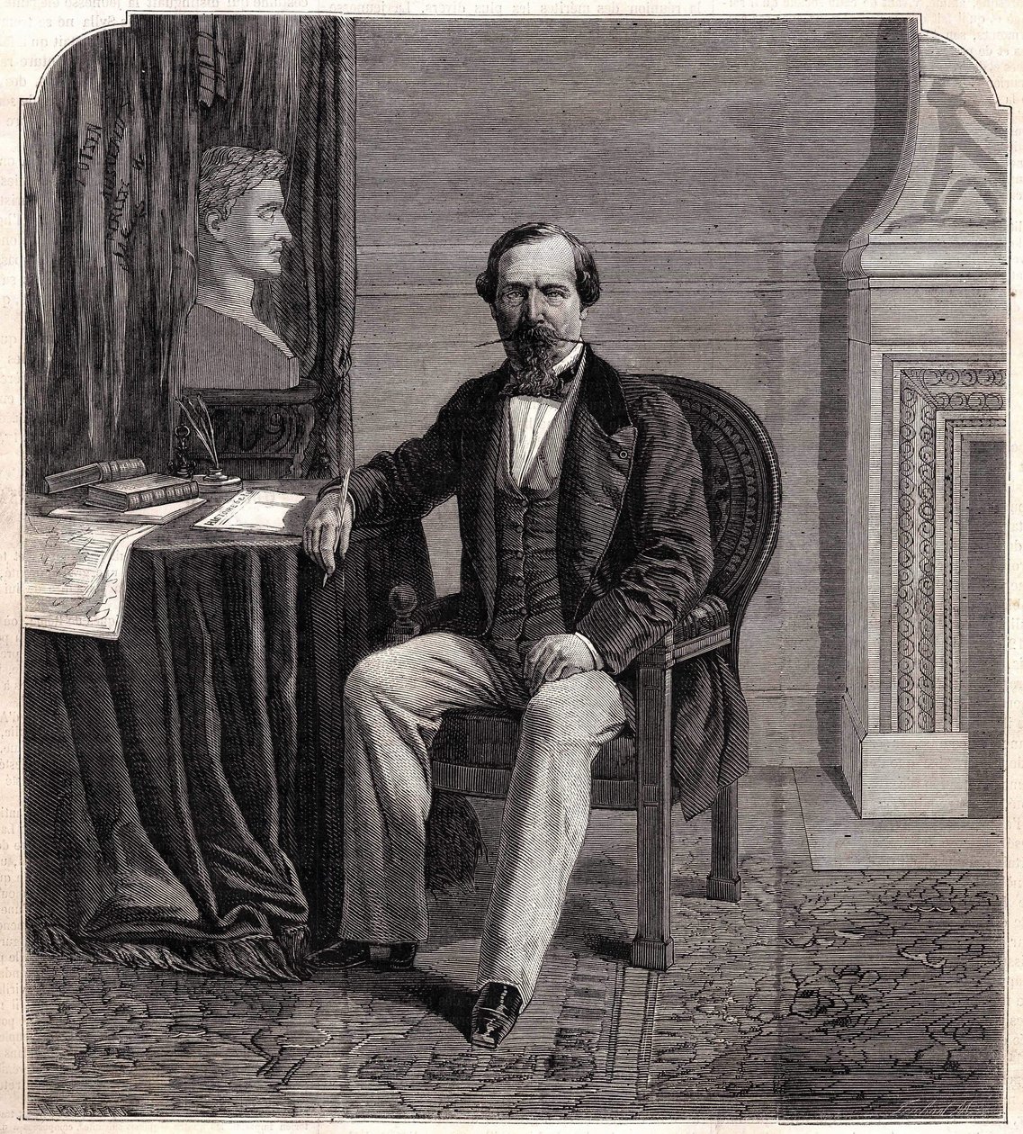 नेपोलियन III का पोर्ट्रेट (1808 - 1873) द्वारा अज्ञात कलाकार