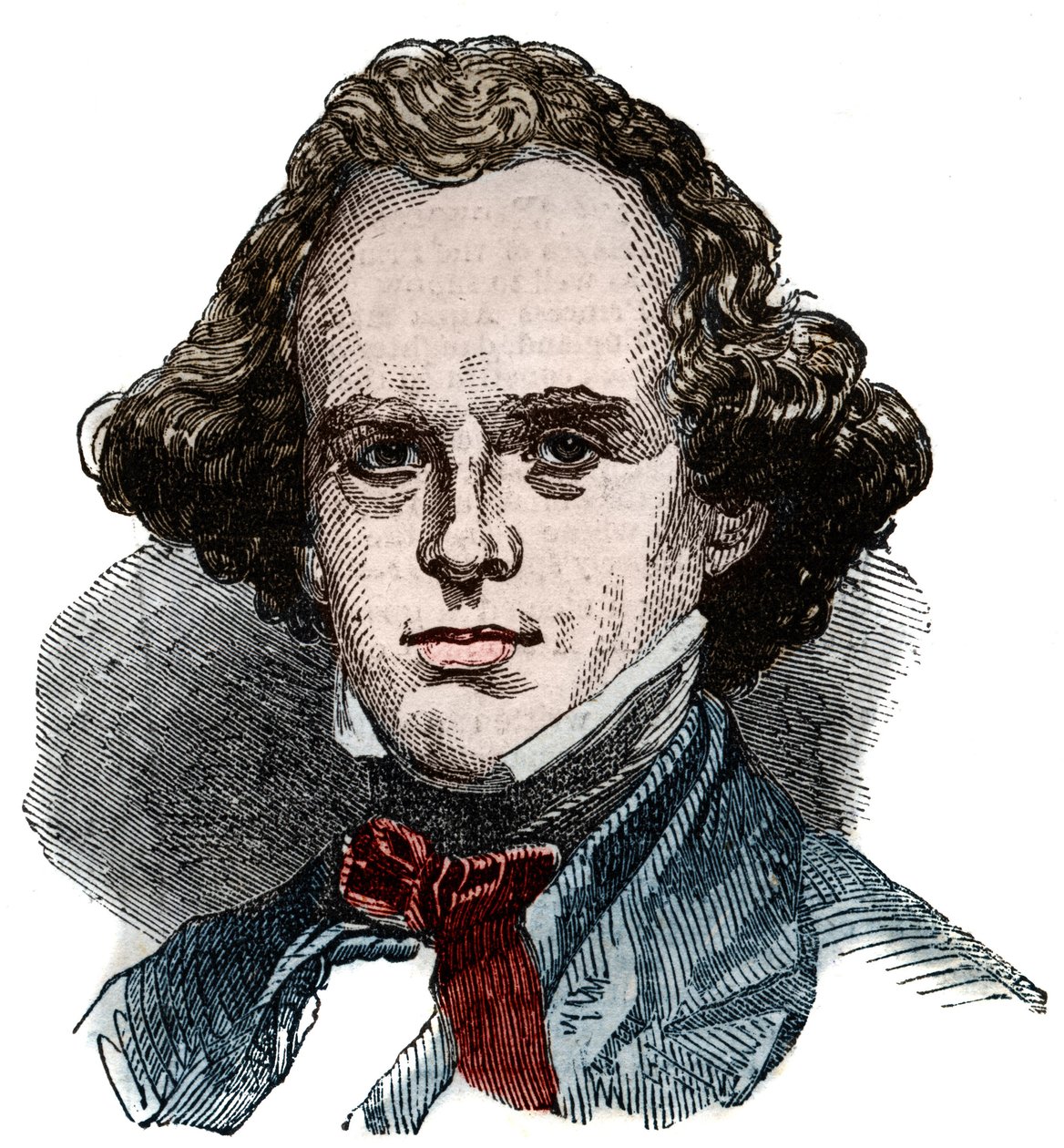 नथानिएल हॉथोर्न का पोर्ट्रेट (1804-1864), अमेरिकी लेखक। द्वारा अज्ञात कलाकार