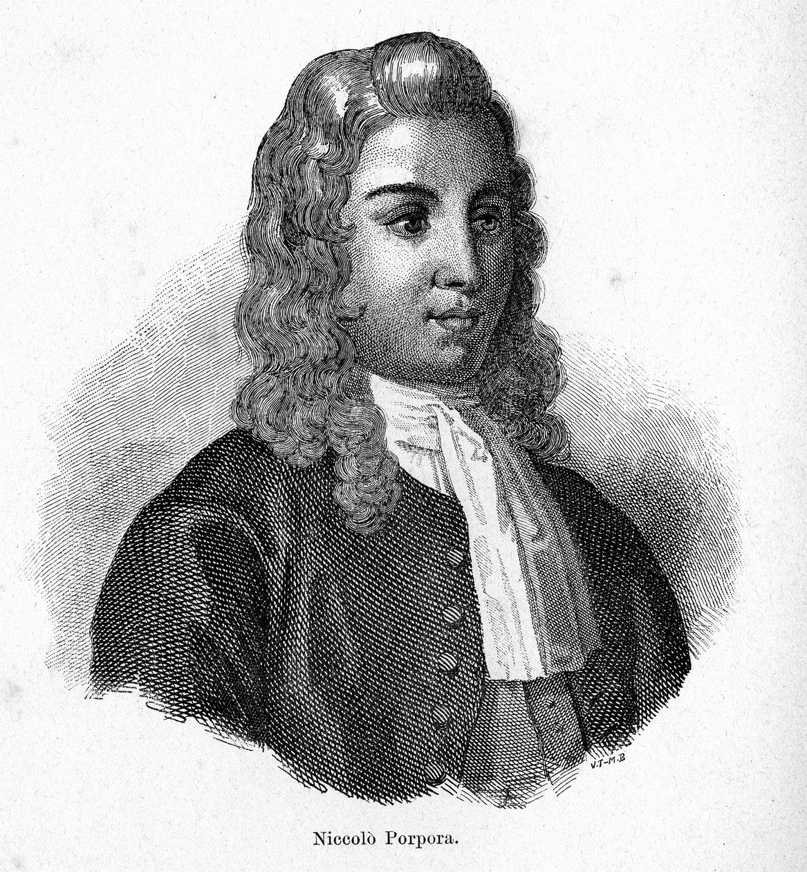 निकोला पोरपोरा का पोर्ट्रेट (1686 - 1768) इतालवी संगीतकार। द्वारा अज्ञात कलाकार