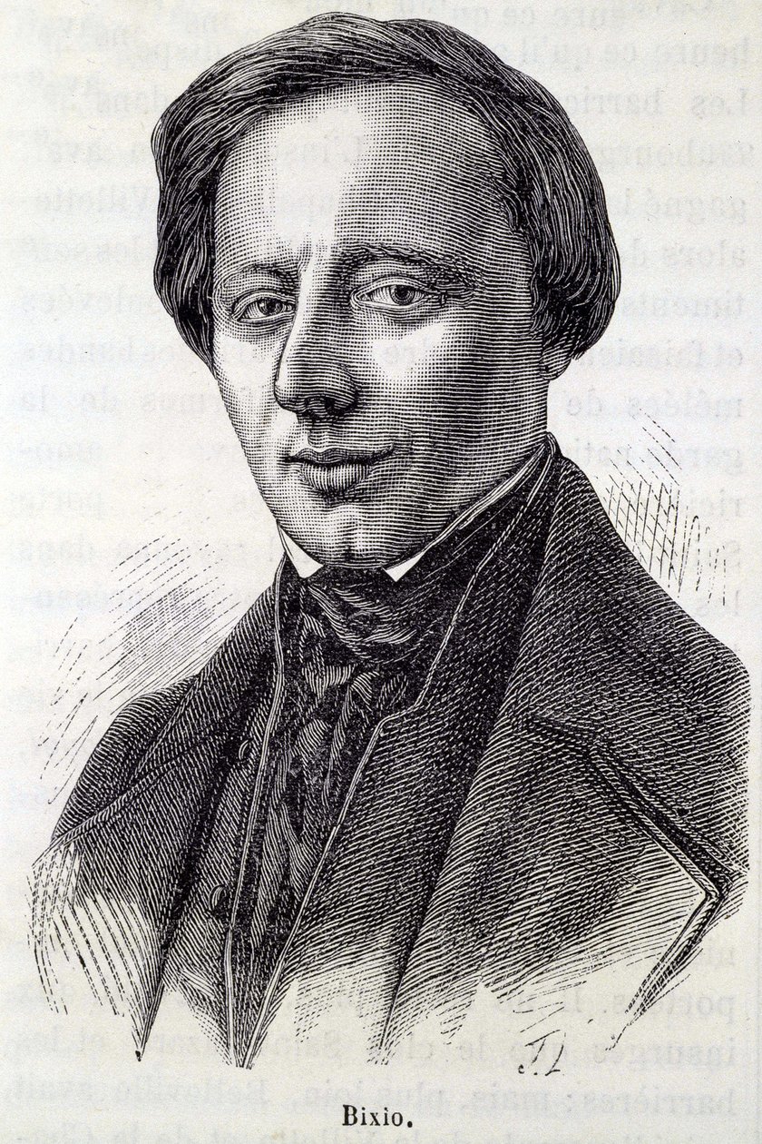 नीनो बिक्सियो का पोर्ट्रेट (1821-1873), इतालवी सैन्य और राजनीतिज्ञ। द्वारा अज्ञात कलाकार