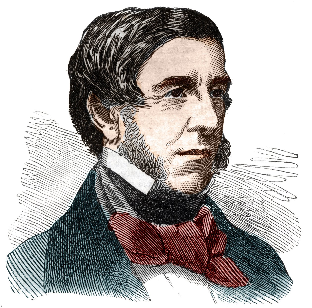 ओलिवर वेंडेल होम्स का पोर्ट्रेट (1809-1894), अमेरिकी लेखक, डॉक्टर, निबंधकार और कवि। द्वारा अज्ञात कलाकार