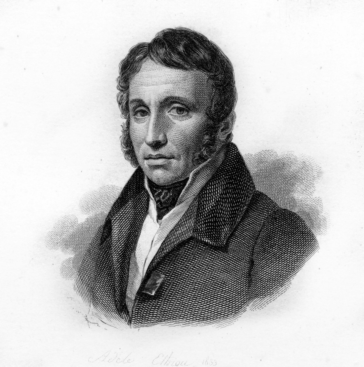 पॉल लुइस कूरियर, फ्रेंच पैम्फलेटेरियन और एपिस्टोलियर (1772-1825) का पोर्ट्रेट, 19 वीं शताब्दी का उत्कीर्णन द्वारा अज्ञात कलाकार