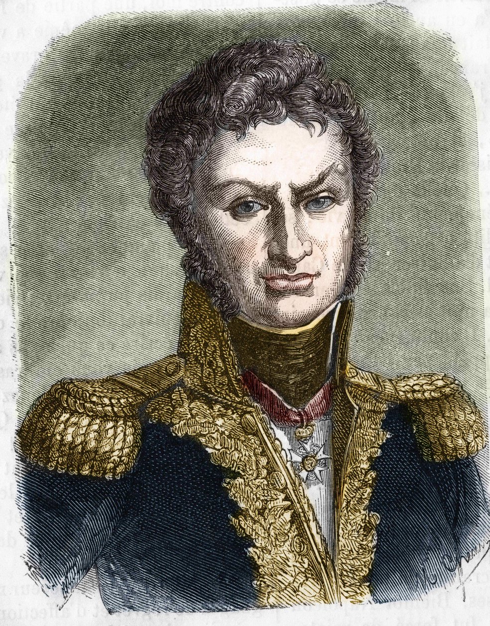 पियरे कैम्ब्रोन का पोर्ट्रेट (1770-1842), फ्रांसीसी जनरल। द्वारा अज्ञात कलाकार