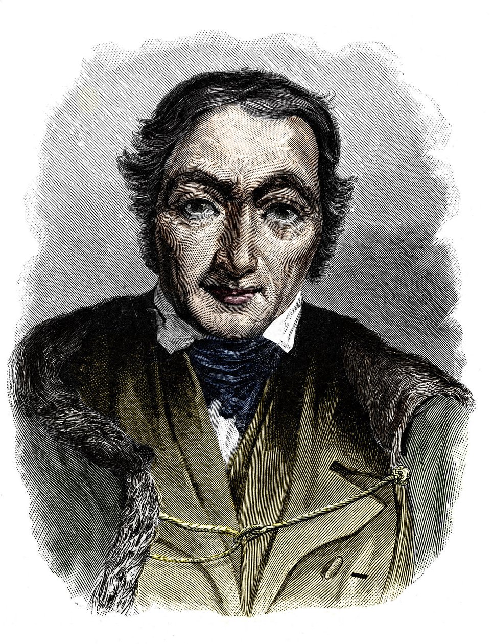 रॉबर्ट ओवेन (1771-1858), ब्रिटिश परोपकारी और समाजवादी का पोर्ट्रेट। द्वारा अज्ञात कलाकार