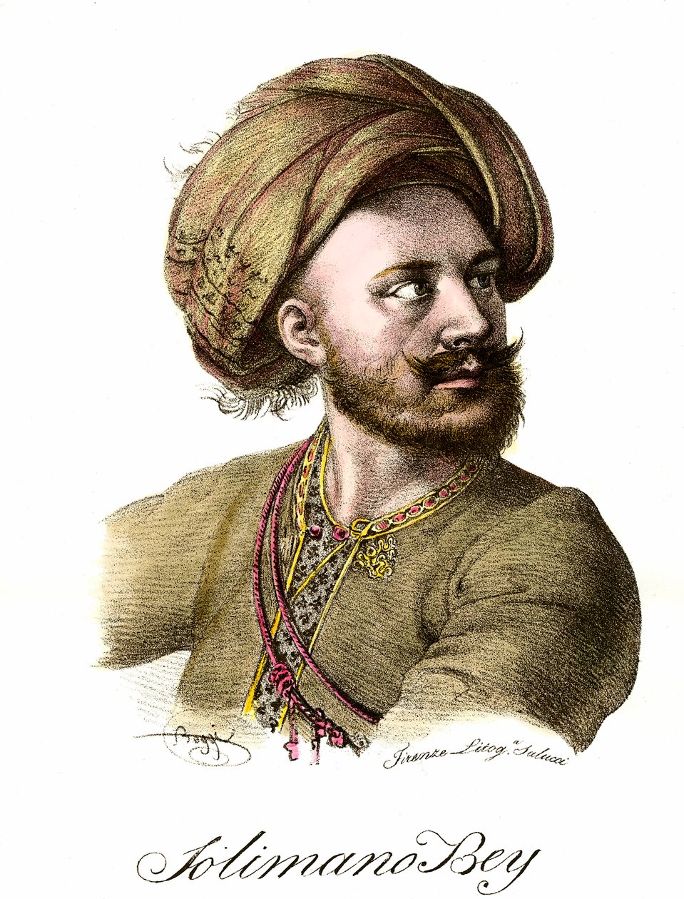 सुलेमान (सुलेमान) मैं शानदार (1494-1566), ओटोमन सुल्तान का पोर्ट्रेट ”” द्वारा अज्ञात कलाकार