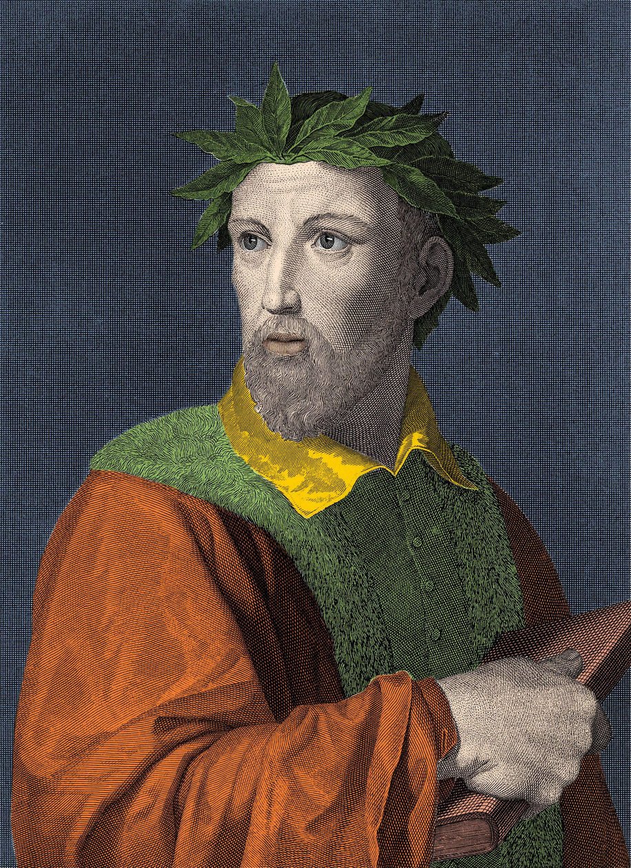 Torquato Tasso का पोर्ट्रेट, dit le Mupe (1544 - 1595) इतालवी कवि95 द्वारा अज्ञात कलाकार