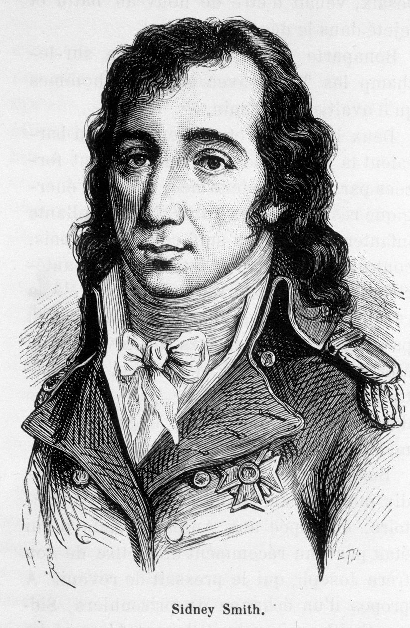विलियम सिडनी स्मिथ का पोर्ट्रेट (1764-1840), अंग्रेजी एडमिरल। द्वारा अज्ञात कलाकार