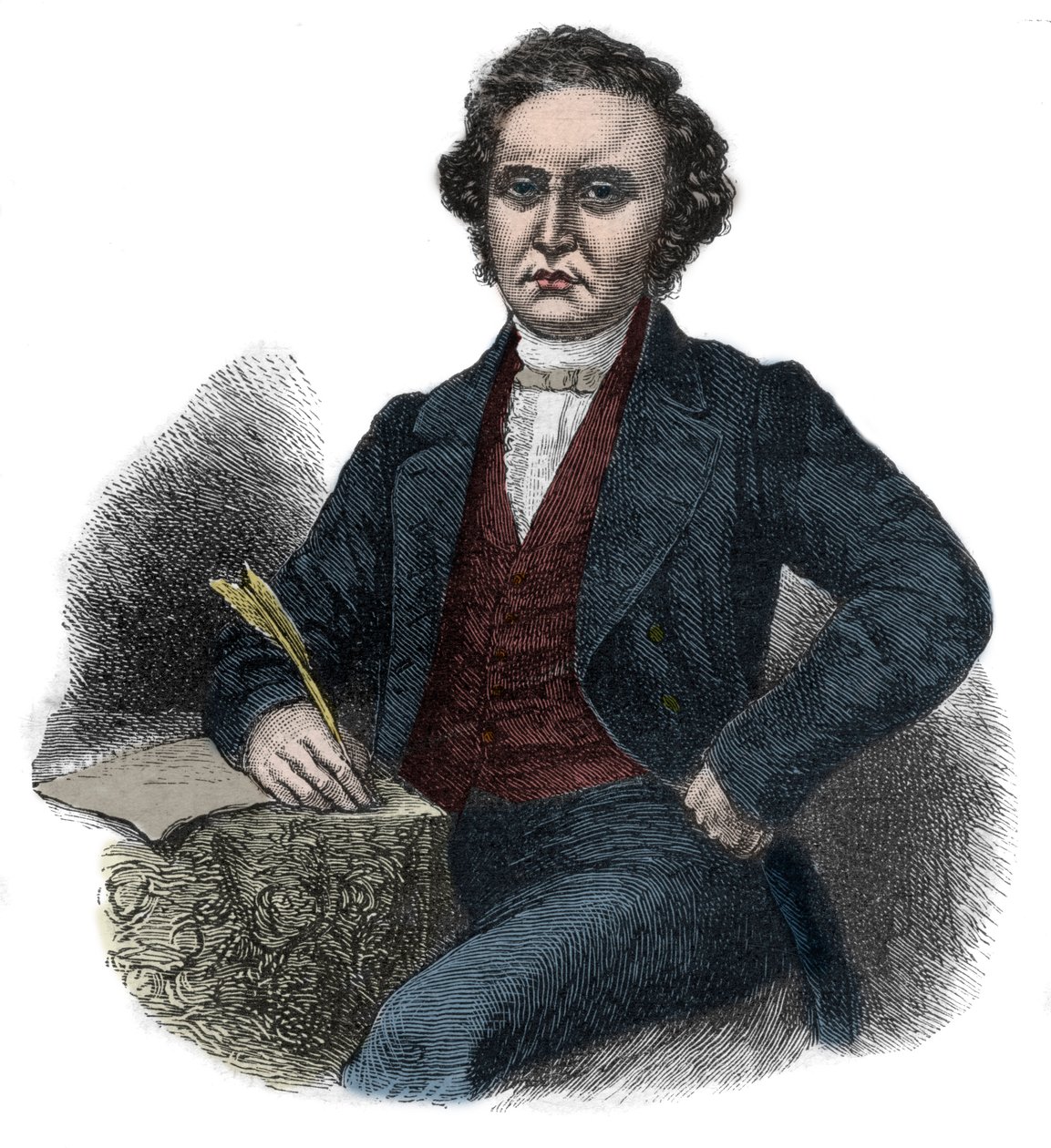 विलियम सिमिंगटन का पोर्ट्रेट (1764-1831) स्टीम नेविगेशन के स्कॉटिश अग्रणी द्वारा अज्ञात कलाकार