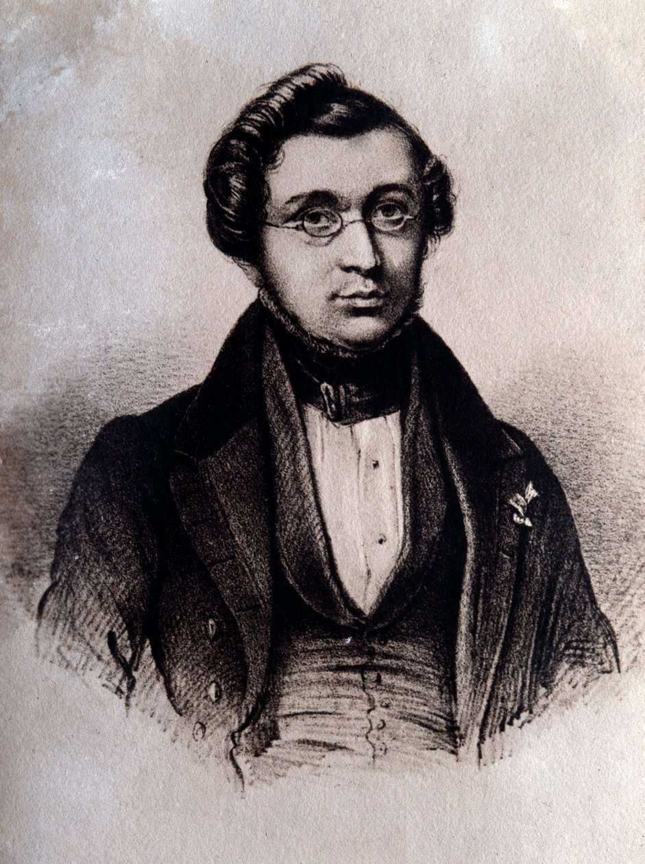 अंग्रेजी संगीतकार एडोल्फ एडम (1803-1856) का चित्र उत्कीर्णन। 19वीं सदी बोलोग्ना, सिविक ग्रंथ सूची संग्रहालय द्वारा अज्ञात कलाकार