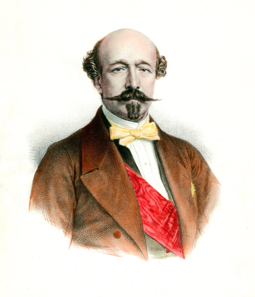 ड्यूक ऑफ मोर्नी का पोर्ट्रेट (1811-1865) फ्रांसीसी राजनीतिज्ञ। द्वारा अज्ञात कलाकार