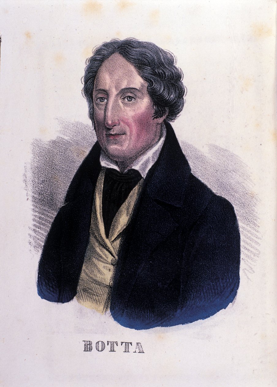 इतालवी चिकित्सक और राजनीतिज्ञ कार्लो बोटा (1766-1837) का पोर्ट्रेट। द्वारा अज्ञात कलाकार