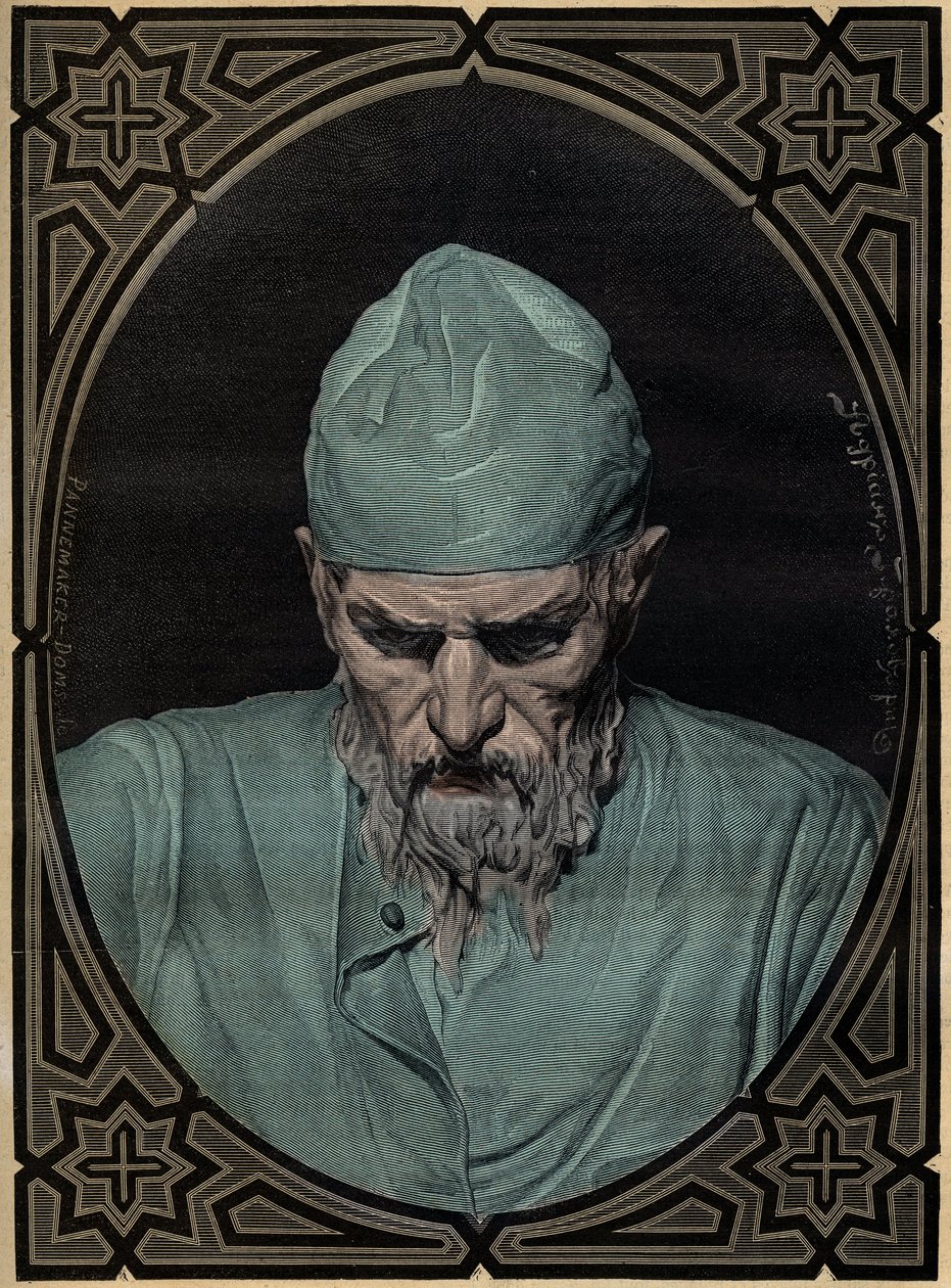 ज़ार इवान IV द टेरिबल (1530-1584) का पोर्ट्रेट - उत्कीर्णन) द्वारा अज्ञात कलाकार