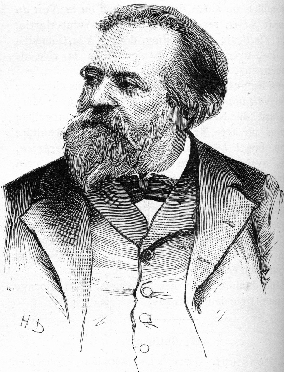 लेखक पॉल बोकेज का पोर्ट्रेट (1822-1887) द्वारा अज्ञात कलाकार