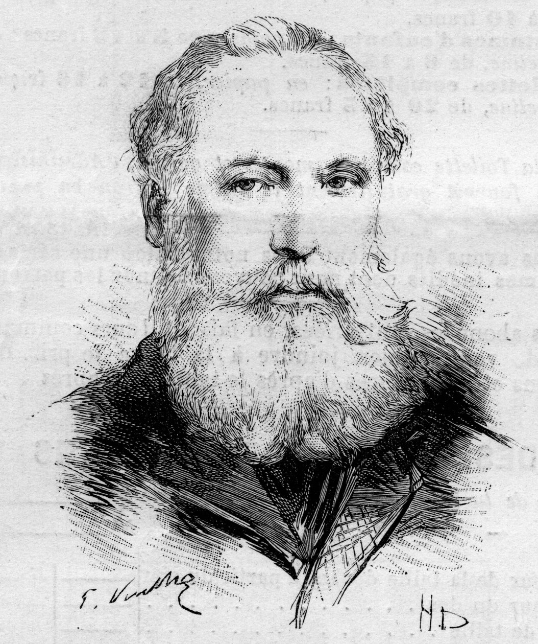 चित्रकार एडौर्ड डी ब्यूमोंट (1821-1888) का पोर्ट्रेट। द्वारा अज्ञात कलाकार