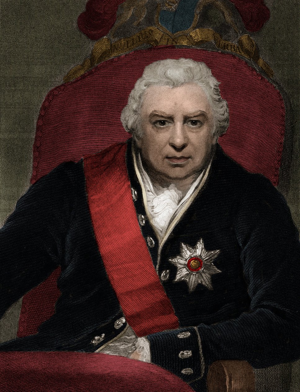 सर जोसेफ बैंक्स (1743-1820) - उत्कीर्णन - 19वीं शताब्दी - द्वारा अज्ञात कलाकार