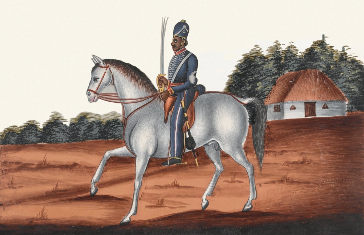 सोवर, मद्रास कैवलरी, 1835 सर्का द्वारा अज्ञात