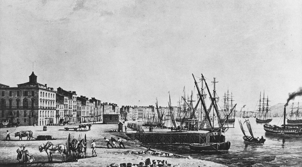 1833 में बॉरदॉ के घाट द्वारा अज्ञात कलाकार