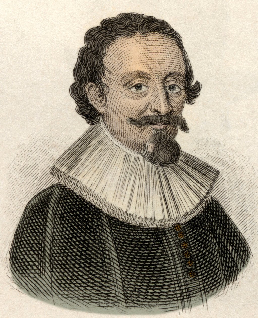 यूगो ग्रोटियस (1583-1645) (हुइग डी ग्रूट), डच वकील और राजनयिक। द्वारा अज्ञात कलाकार