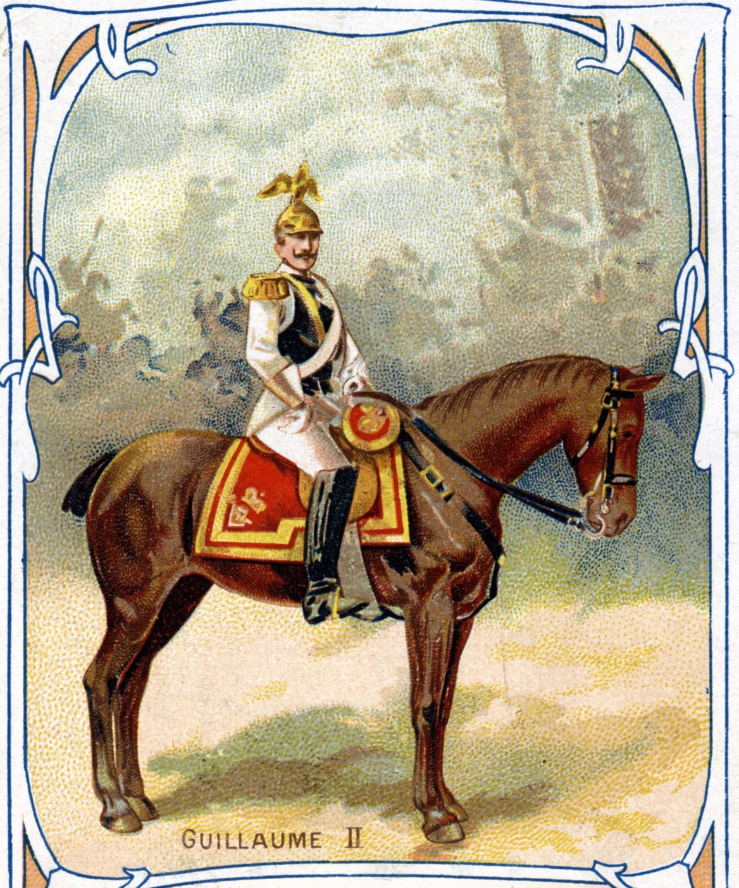 विलियम द्वितीय। प्रशिया के राजा और जर्मन सम्राट। 1859-1941। द्वारा अज्ञात कलाकार