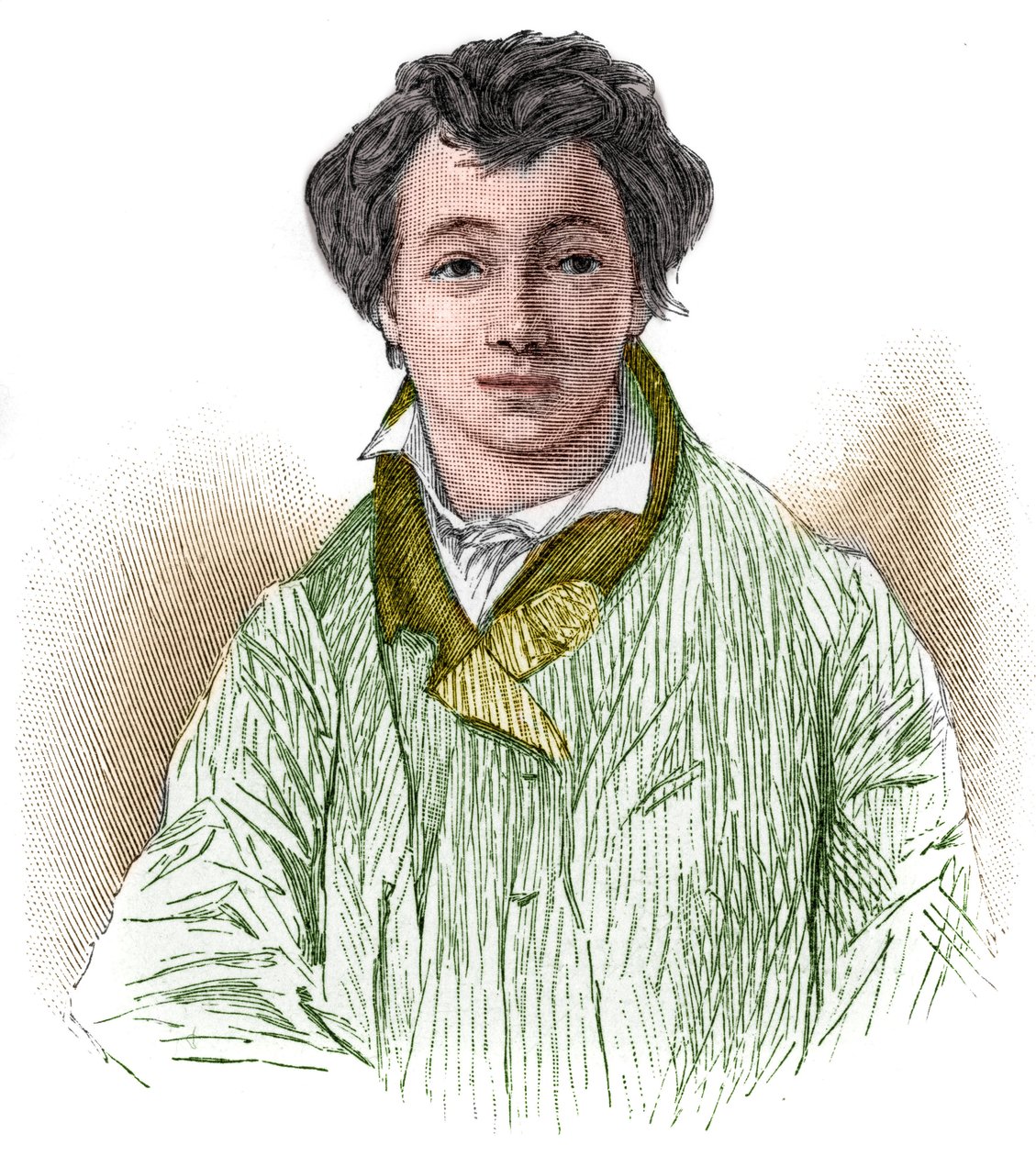 ईसाई जोहान हेनरिक हेन (1797-1856), जर्मन कवि और पत्रकार का चित्र। द्वारा अज्ञात कलाकार
