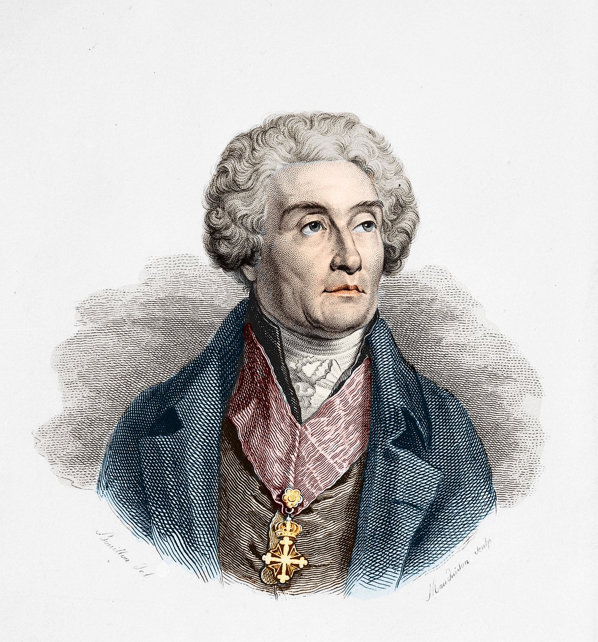काउंट जोसेफ डी मैस्त्रे (1753-1821), फ्रांसीसी राजनीतिज्ञ, लेखक और दार्शनिक। द्वारा अज्ञात कलाकार