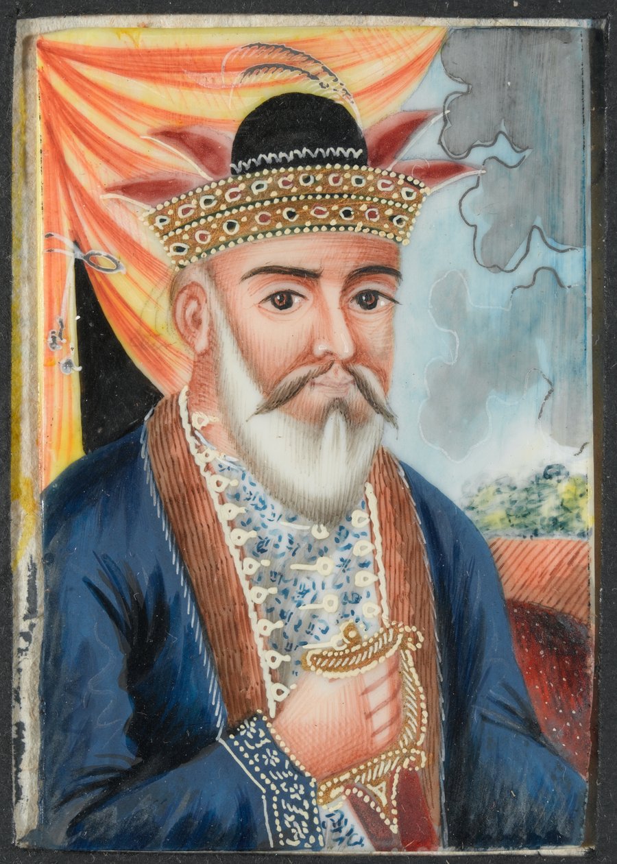  दोस्त मुहम्मद, अफगानिस्तान के शासक , 1835 के लगभग द्वारा अज्ञात कलाकार