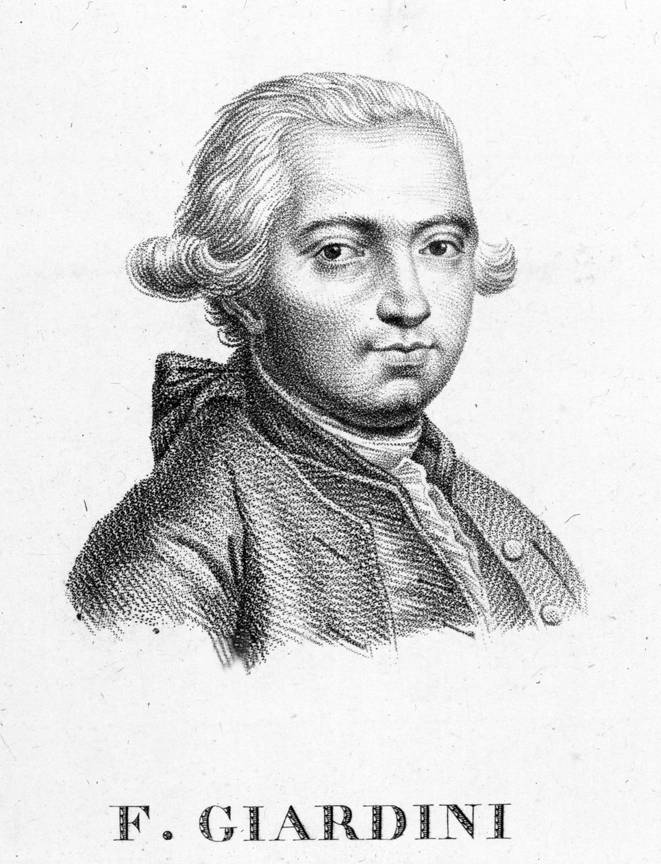 फेलिस जिआर्डिनी (1716-1796), इतालवी वायलिन वादक और संगीतकार द्वारा अज्ञात कलाकार