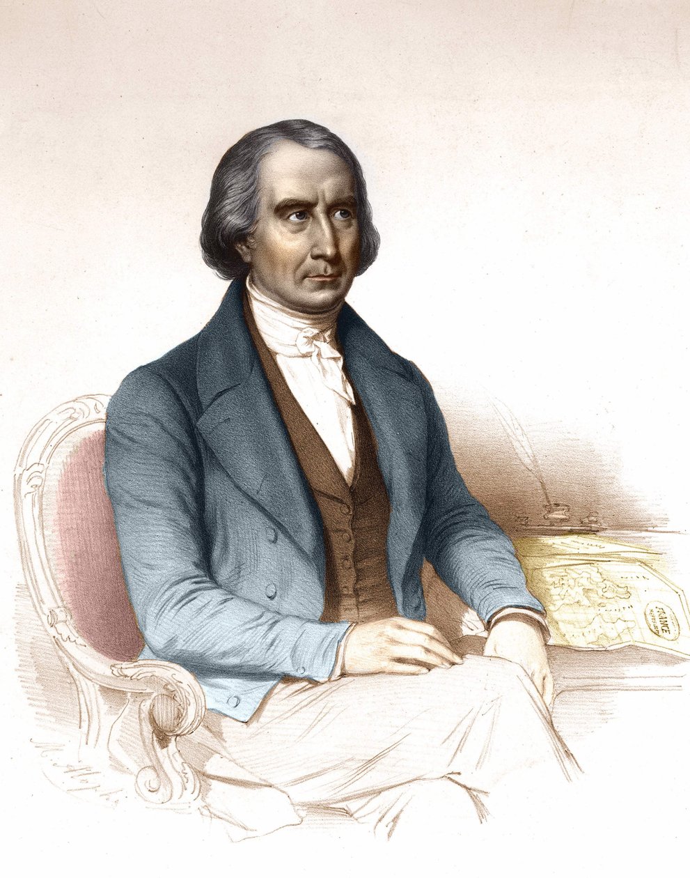 फ़्राँस्वा अरागो (1786-1853), फ्रांसीसी खगोलशास्त्री, भौतिक विज्ञानी और राजनीतिज्ञ। द्वारा अज्ञात कलाकार