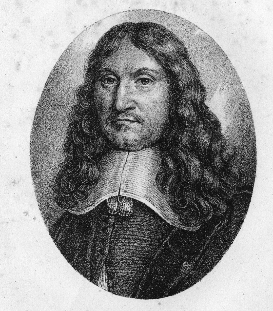 फ़्राँस्वा यूडेस डी मेज़ेरे फ्रांसीसी इतिहासकार (1610 से 1683)। द्वारा अज्ञात कलाकार