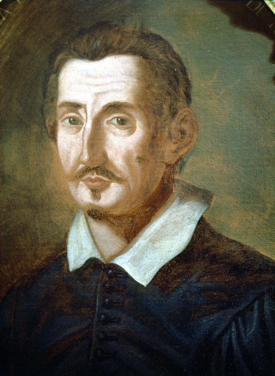 Gerolamo (Girolamo) Frescobaldi (1583 - 1643)। अनाम पेंटिंग। नेपल्स की संरक्षिका द्वारा अज्ञात कलाकार