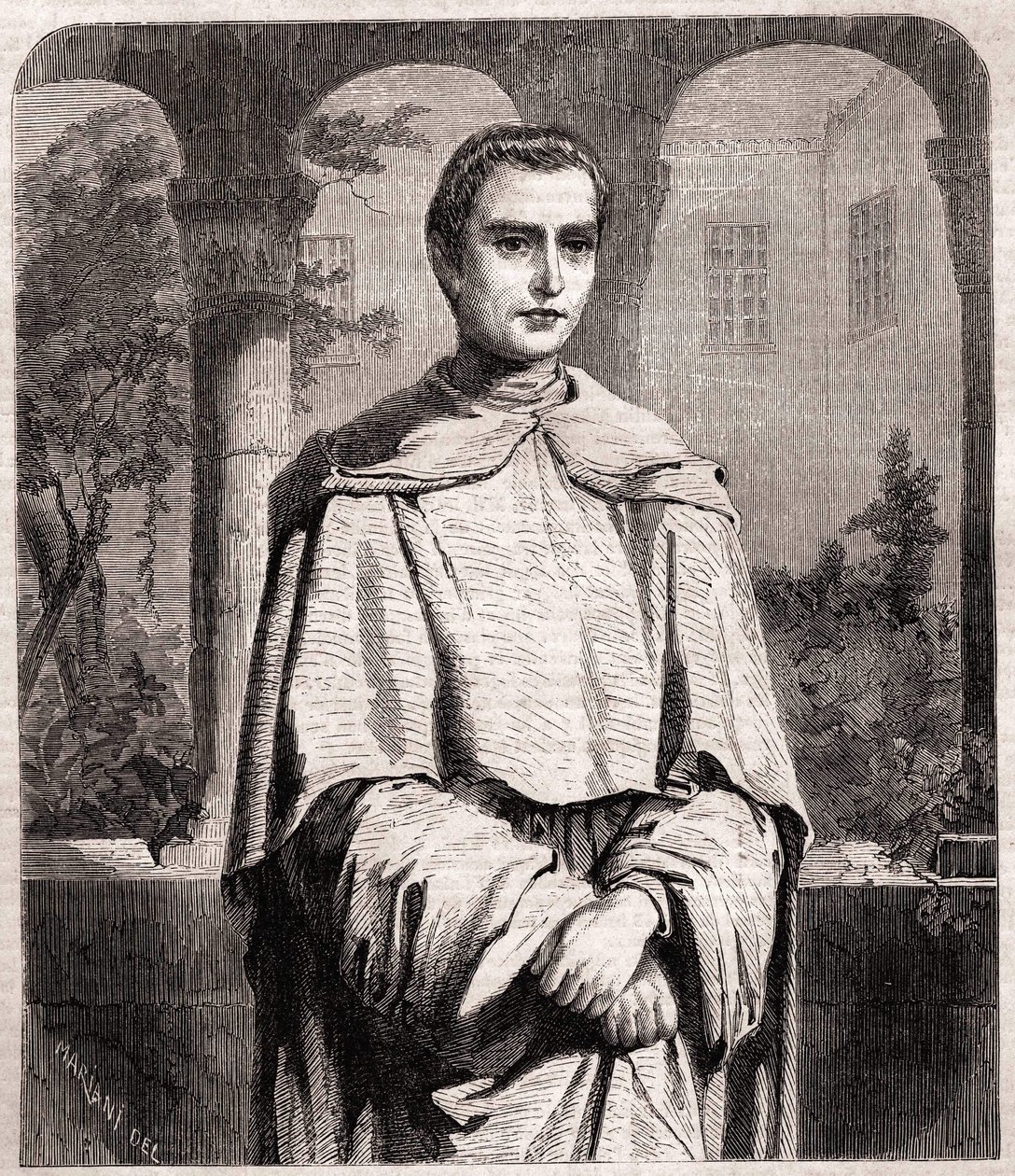 हेनरी लैकॉर्डेयर। फ्रांसीसी पुजारी और डोमिनिकन 1802-1861। द्वारा अज्ञात कलाकार