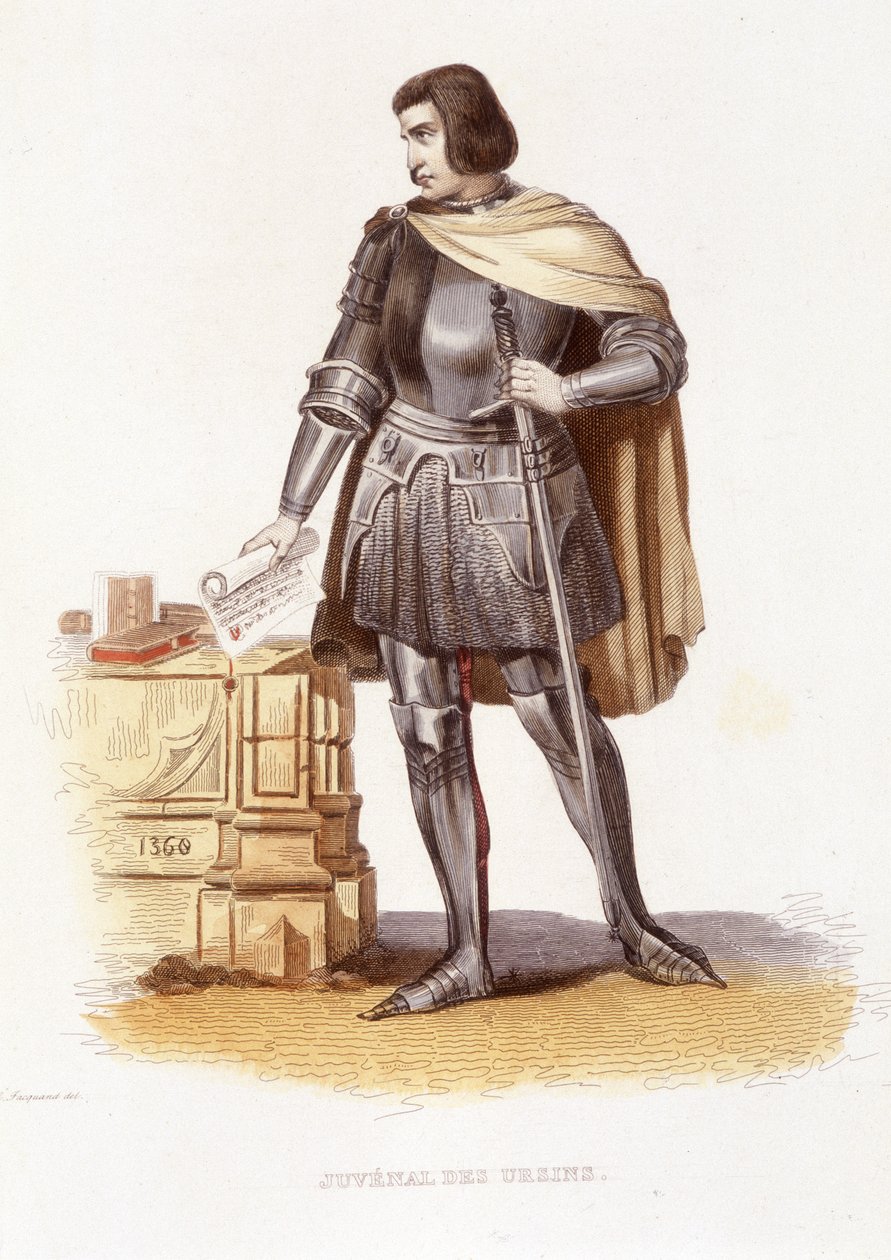 जीन जुवेनल (या जौवेनेल) डेस उर्सिन्स (1360 - 1431), फ्रांसीसी मजिस्ट्रेट - "ले प्लूटार्क फ़्रैंकैस" एड मेंनेचेट में द्वारा अज्ञात कलाकार