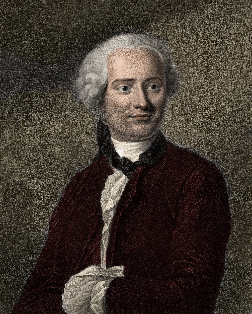 जीन ले रोंड डी'अलेम्बर्ट 1717-1783 - उत्कीर्णन - 19वीं शताब्दी द्वारा अज्ञात कलाकार