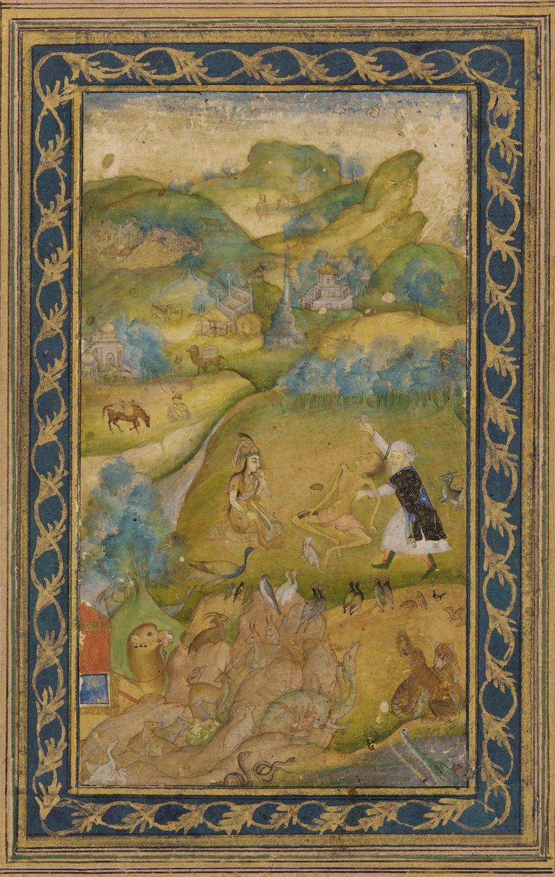 लैला और मजनूं द्वारा अज्ञात कलाकार
