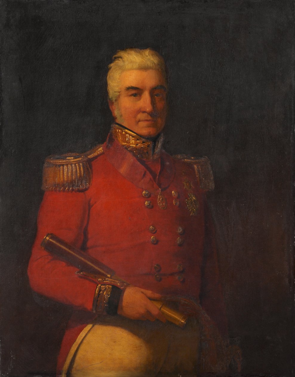 मेजर-जनरल सर विलियम मॉरिसन केसीबी (1781-1851), मद्रास आर्मी स्टाफ द्वारा अज्ञात कलाकार
