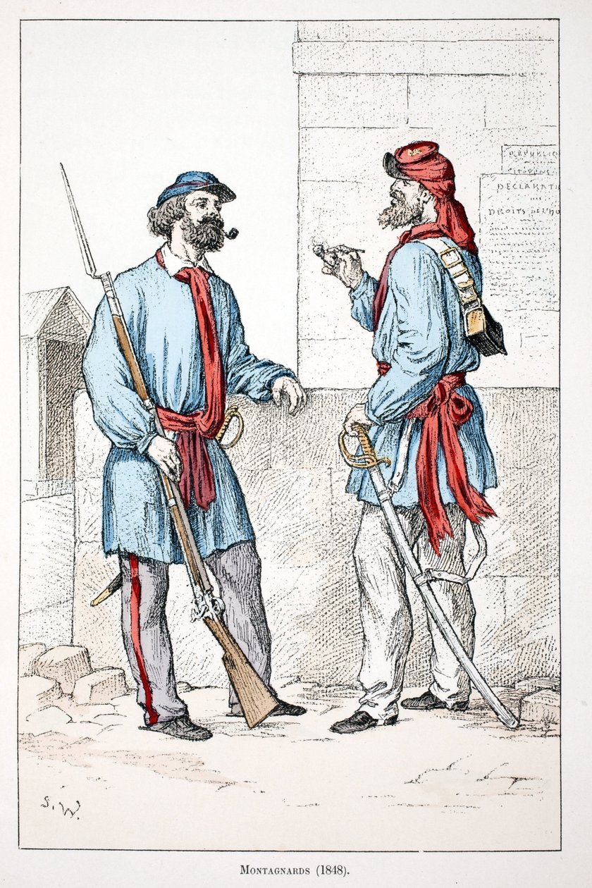 पर्वतारोही (1848)। अल्फ्रेड रे (1864-?) और लुई फेरॉन (1862-?) द्वारा लुई लेपिन (1846-1933) प्रीफेक्ट ऑफ द सीन ऑफ द सीन के तत्वावधान में प्रकाशित पुस्तक, चित्रण के लिए रंगों में नक़्क़ाशी -?), संपादन द्वारा अज्ञात कलाकार