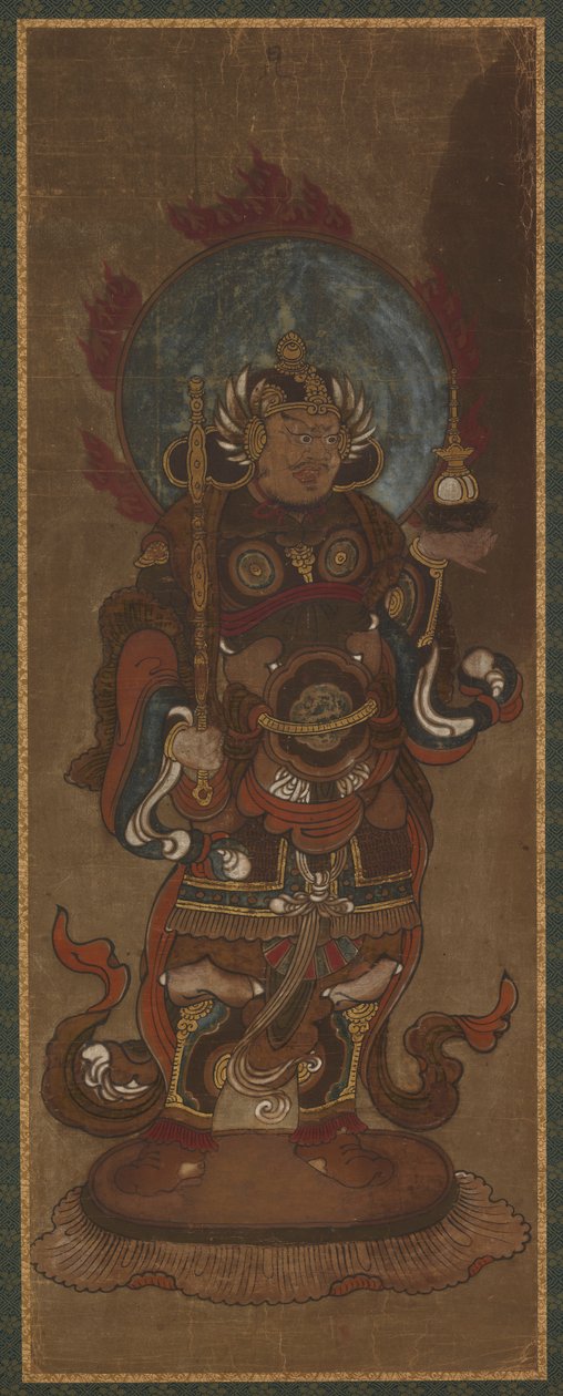 बारह देवों में से एक: बिशमोन-दस ( emवैश्रवणem ) द्वारा अज्ञात कलाकार