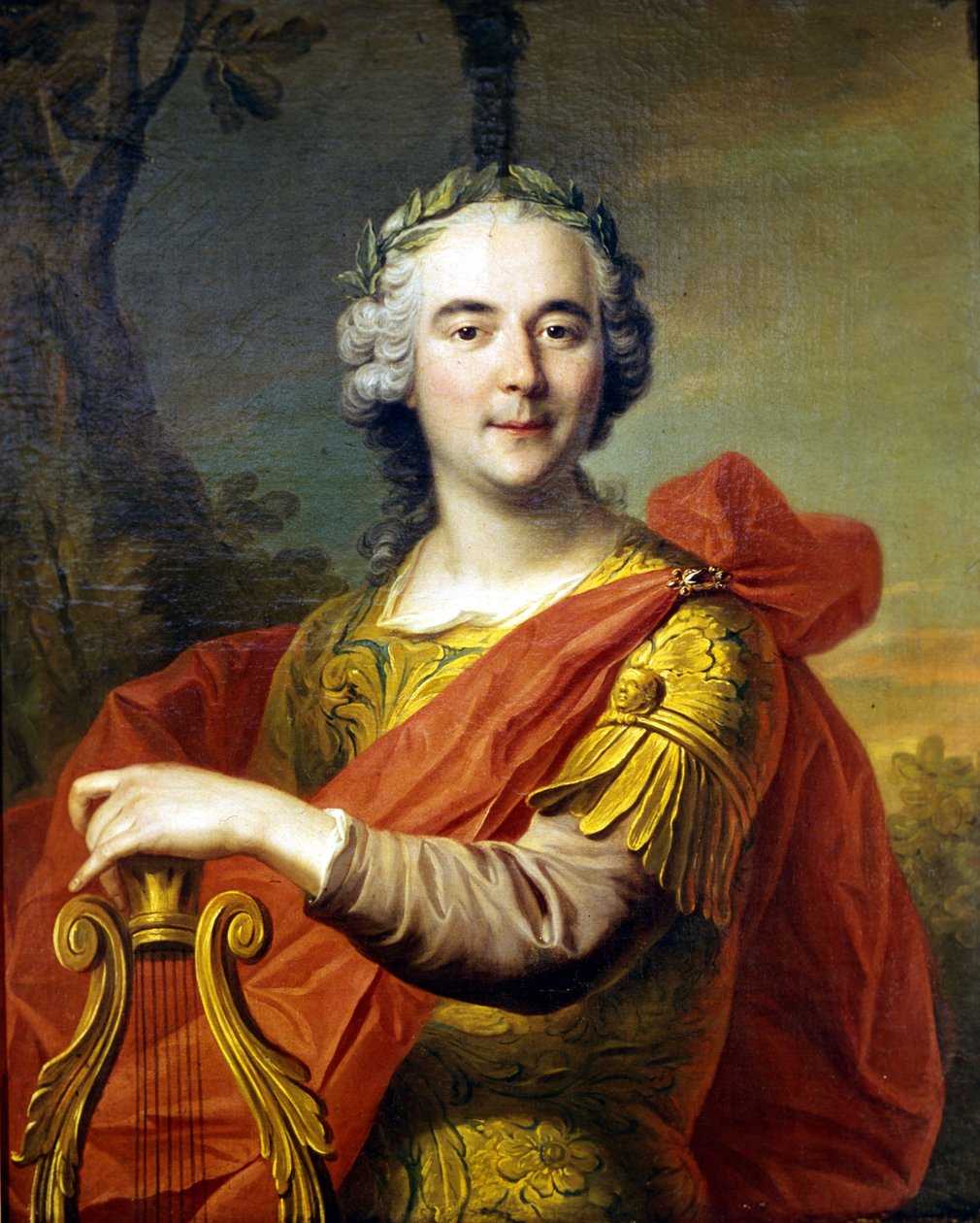 पियरे डी जेलोटे (1713 - 1797), फ्रांसीसी टेनर और संगीतकार। द्वारा अज्ञात कलाकार