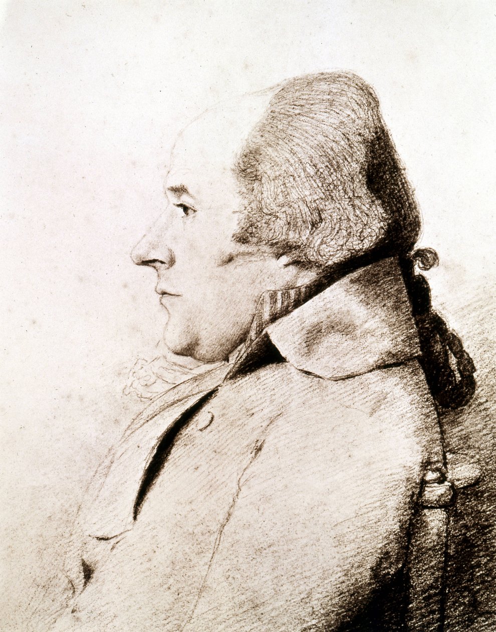 एडमिरल विलियम ब्लिग (1754 - 1817), नाविक और खोजकर्ता का पोर्ट्रेट, उन्होंने बाउंटी द्वीपों की खोज की। द्वारा अज्ञात कलाकार
