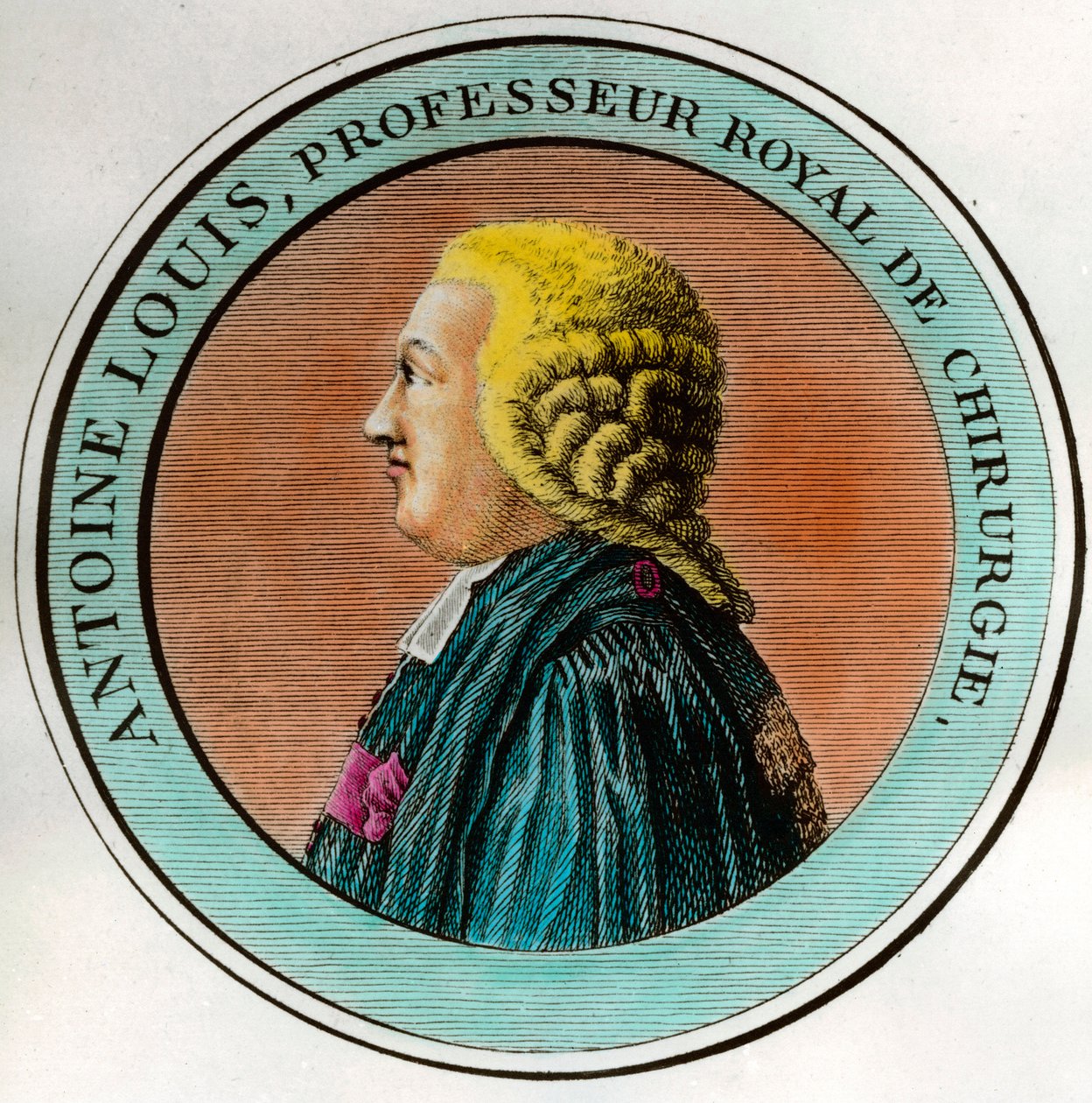 एंटोनी लुइस का पोर्ट्रेट (1723-1792) सर्जरी के रॉयल प्रोफेसर, रॉयल एकेडमी ऑफ सर्जरी के सचिव 18वीं सदी के निजी संग्रह की नक्काशी द्वारा अज्ञात कलाकार