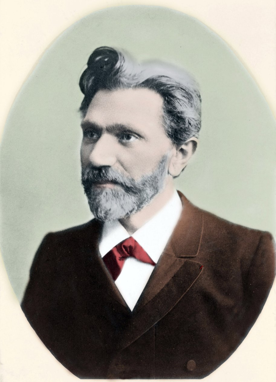 अगस्त बेबेल का पोर्ट्रेट (1840-1913), जर्मन राजनीतिज्ञ। द्वारा अज्ञात कलाकार