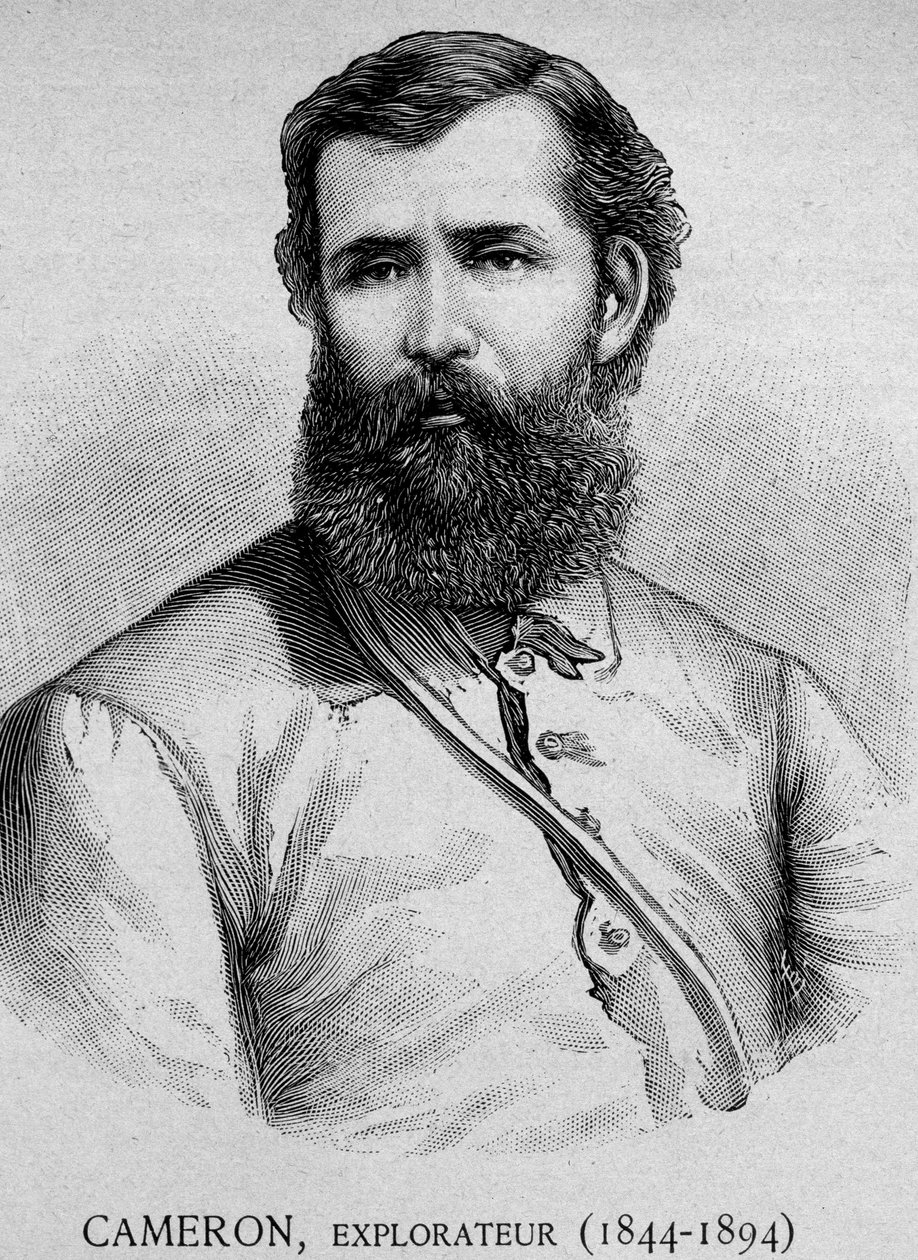 कैमरून का पोर्ट्रेट, एक्सप्लोरर (1844 - 1894) - ग्रेव। 19 वी सदी द्वारा अज्ञात कलाकार