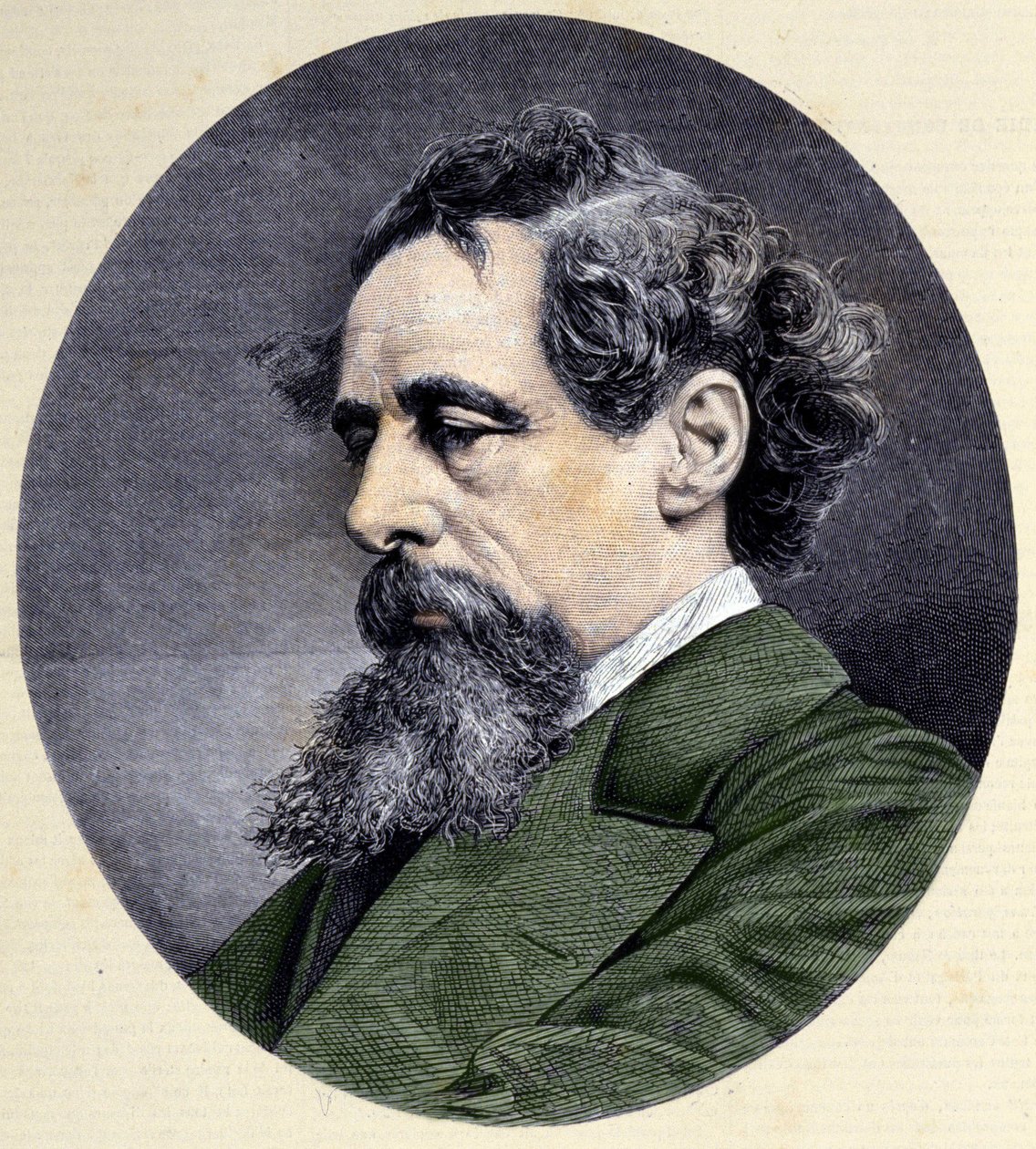 चार्ल्स डिकेंस का पोर्ट्रेट (1812-1870), अंग्रेजी लेखक। द्वारा अज्ञात कलाकार