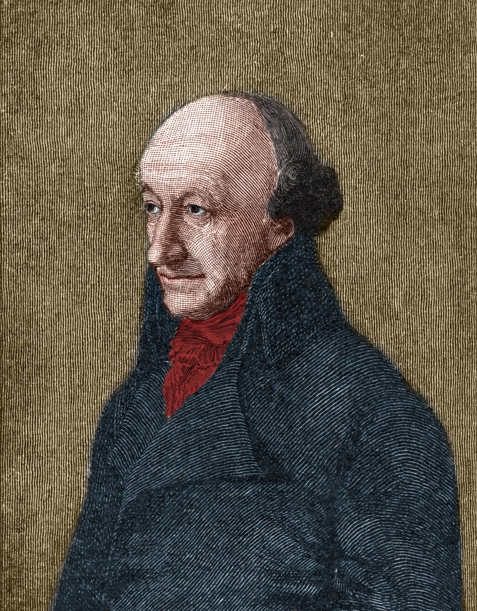 क्रिस्टोफ़ मार्टिन वीलैंड का पोर्ट्रेट (1733-1813) जर्मन कवि, अनुवादक और संपादक। द्वारा अज्ञात कलाकार
