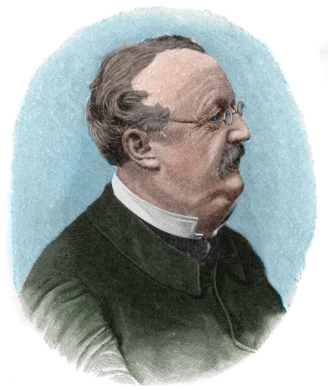 कॉनराड (कोनराड) का पोर्ट्रेट फर्डिनेंड मेयर (1825-1898) जर्मन में स्विस कवि और लेखक। द्वारा अज्ञात कलाकार